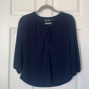 Navy blouse